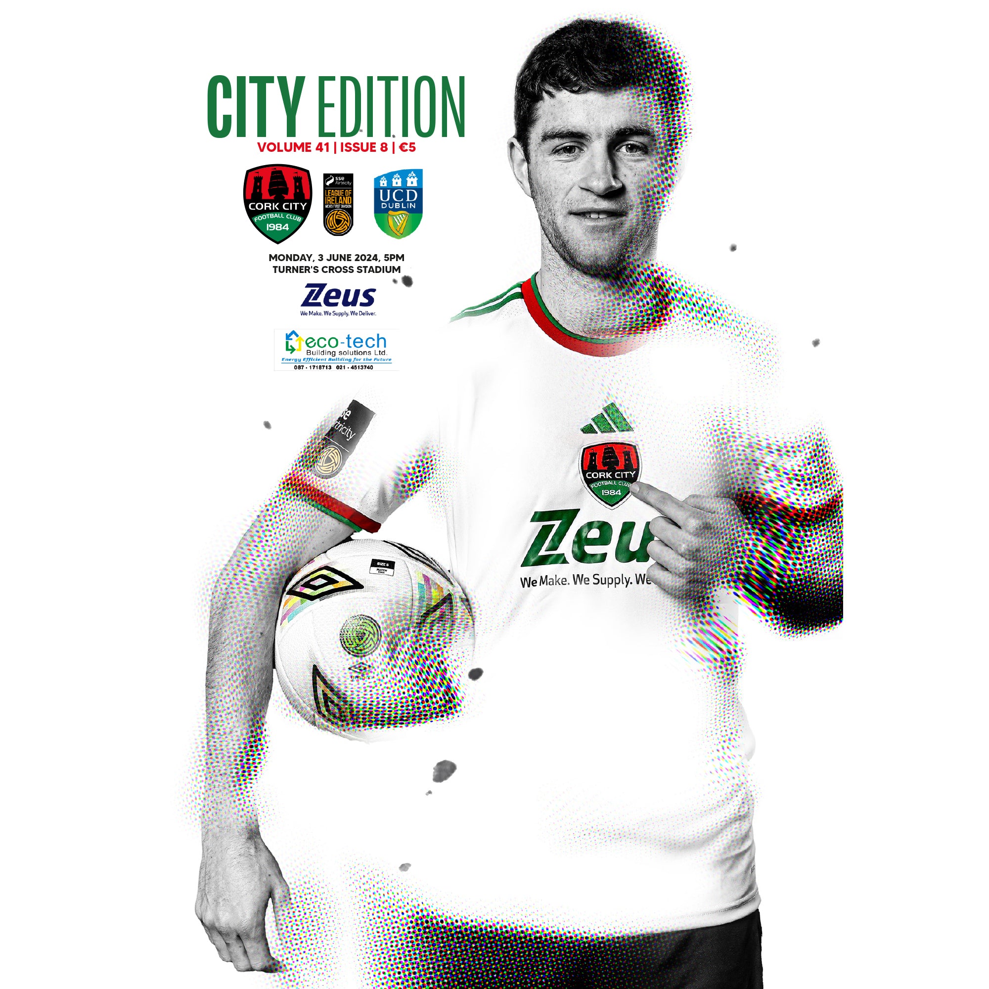 City Edition - CCFC vs UCD (Volume 41, Issue 8) [PRINT & DIGITAL VERSION]